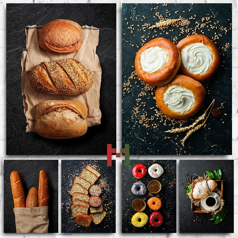 Kitchen And Baking Life - Poster Makanan Dapur Papan Tulis Roti