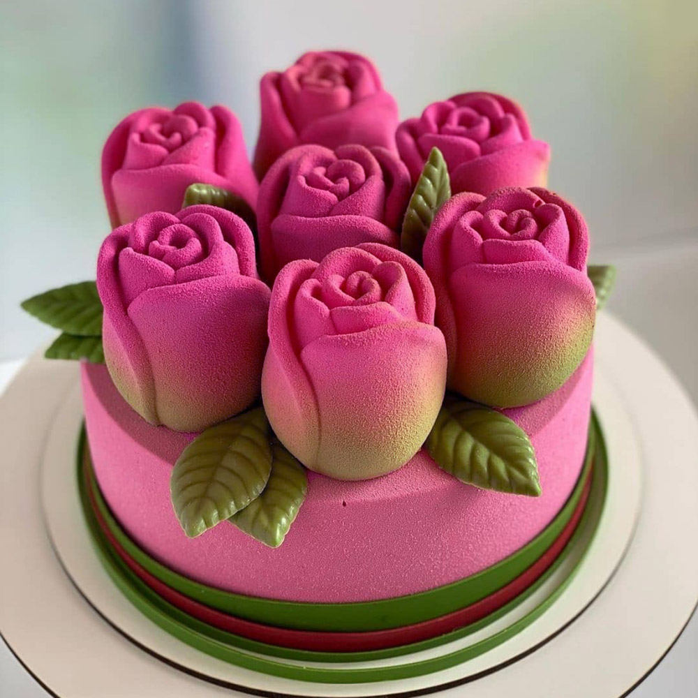 Baking Kitchen Design - Cetakan Kue Mousse Silikon Desain 15