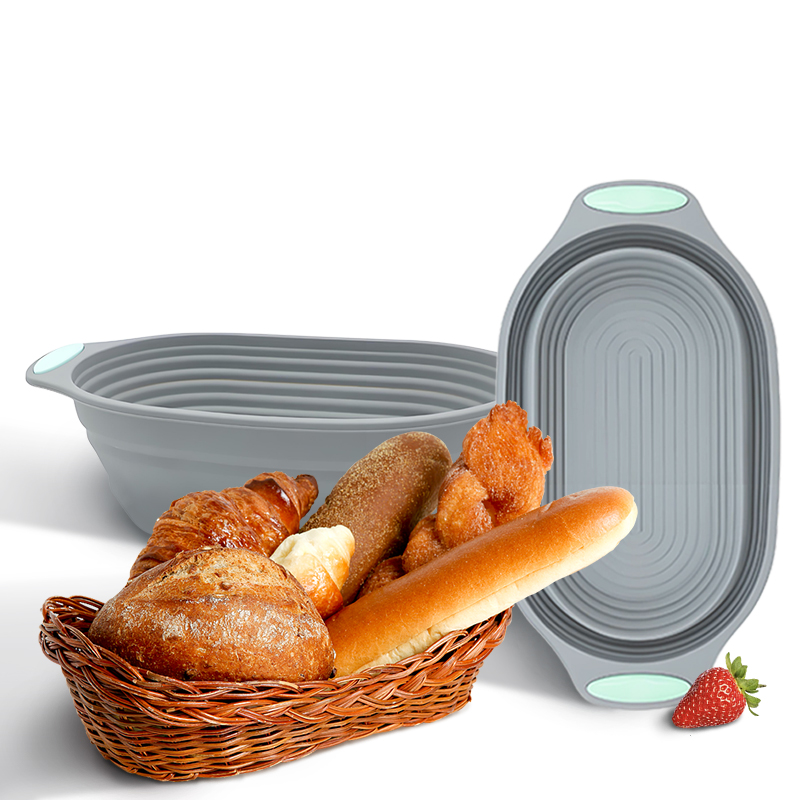 Kitchen Tools For Baking - 1 Buah Keranjang Fermentasi Roti Silikon