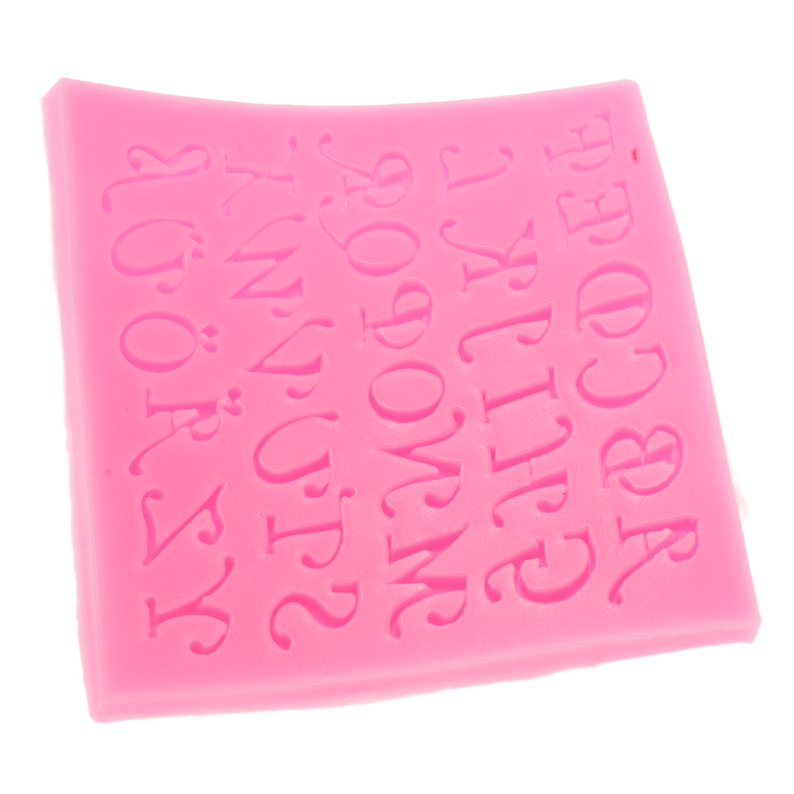 Silicone Cake Mold - Cetakan Silikon Huruf Alfabet untuk Membuat
