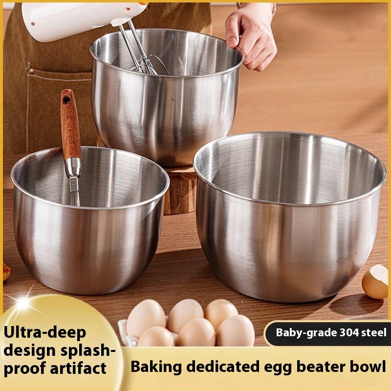 Baking Kitchen Design - 1 Buah Mangkuk Pencampur Baja Tahan
