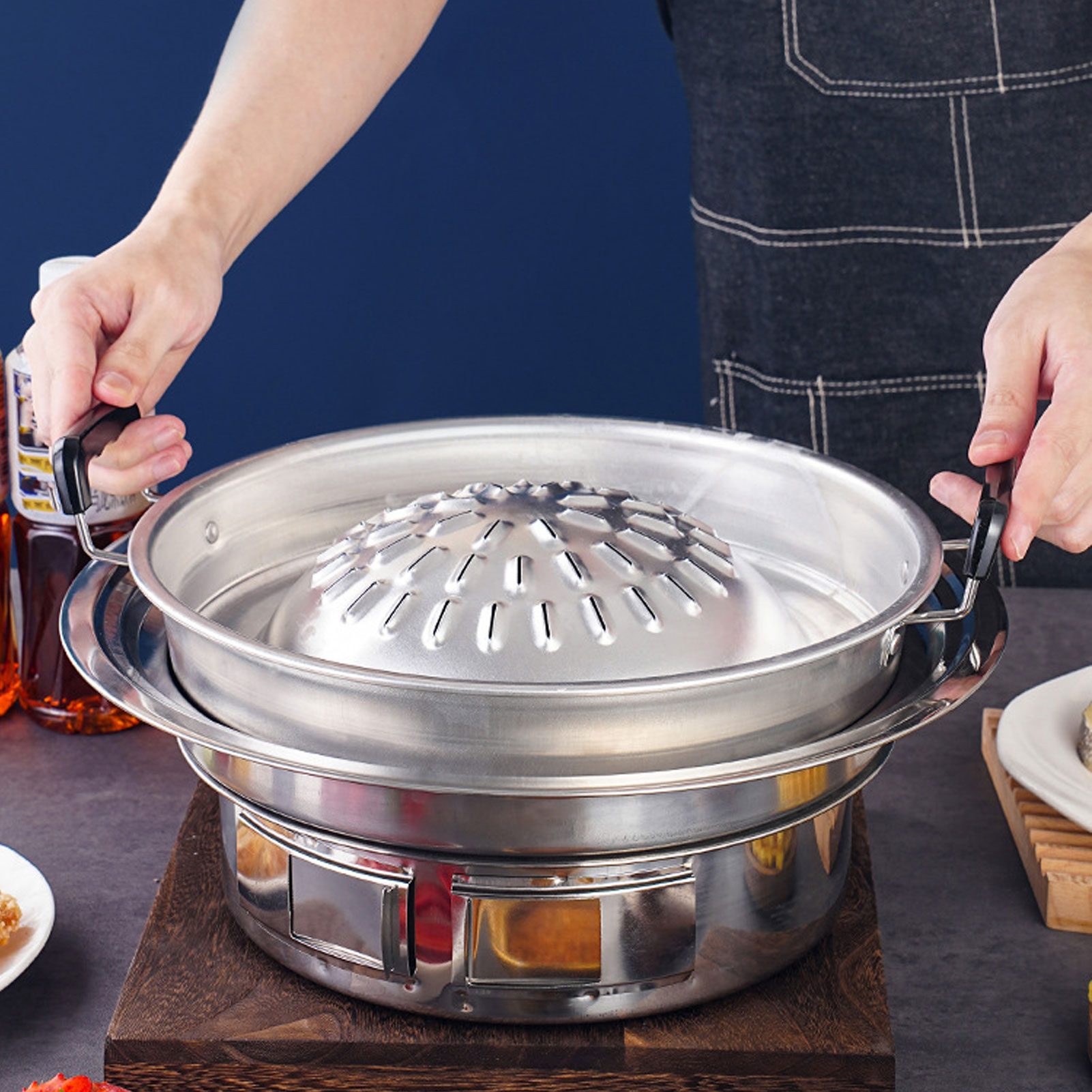 Wajan Panggangan Barbekyu Thai - Kitchen Baking Tray Organiser ulasan dan harga