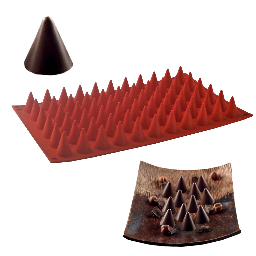 66-sel kerucut coklat cetakan  - Kitchen Baking Decor ulasan dan harga