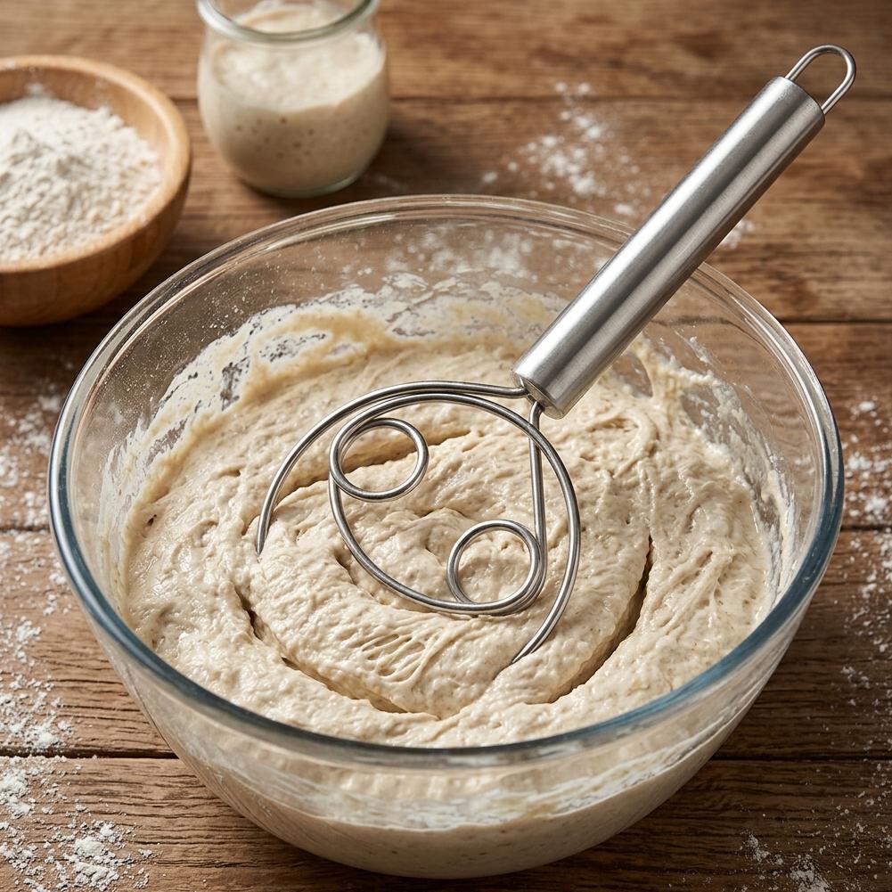 Pengaduk Adonan Roti Stainless - Kitchen Baking Blender ulasan dan harga