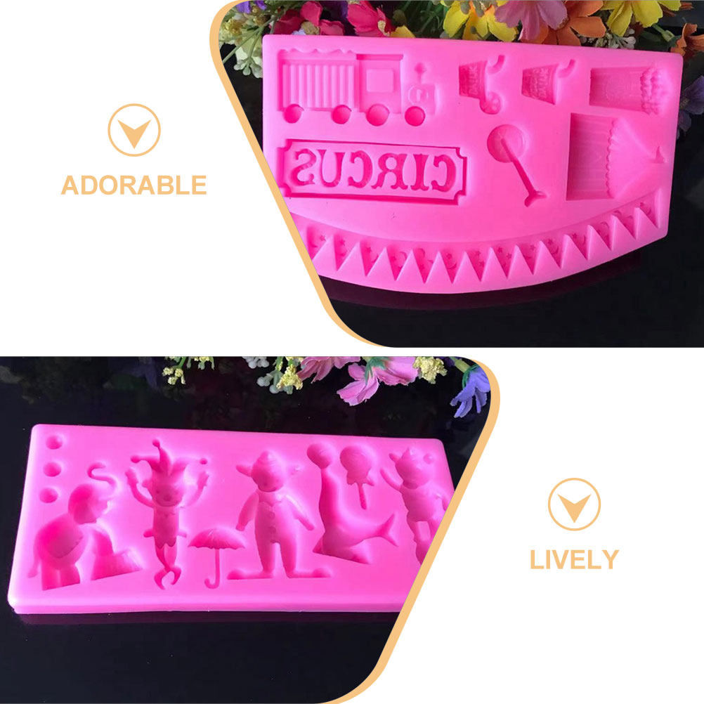 2Pcs Cetakan Fondant Silikon T - Silicone Cake Mold ulasan dan harga