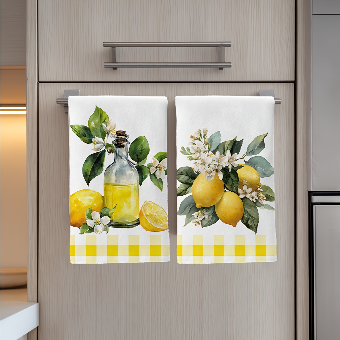 2 buah, handuk dapur motif bun - Kitchen And Baking Life ulasan dan harga