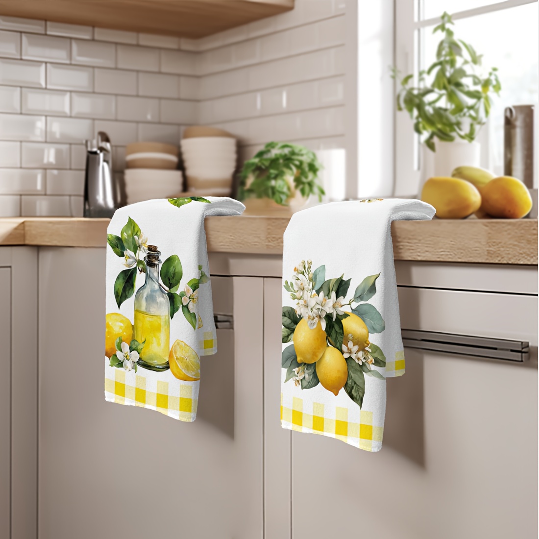 2 buah, handuk dapur motif bun - Kitchen And Baking Life ulasan dan harga