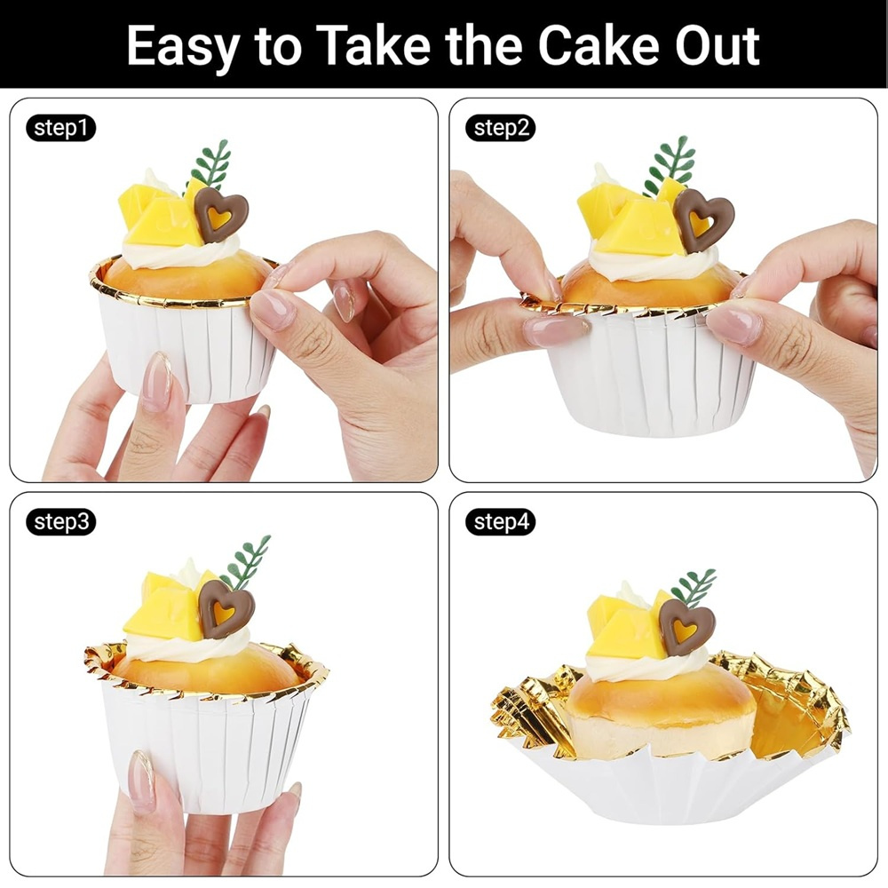50 Buah Cangkir Muffin Kertas  - Kitchen Tools For Baking ulasan dan harga