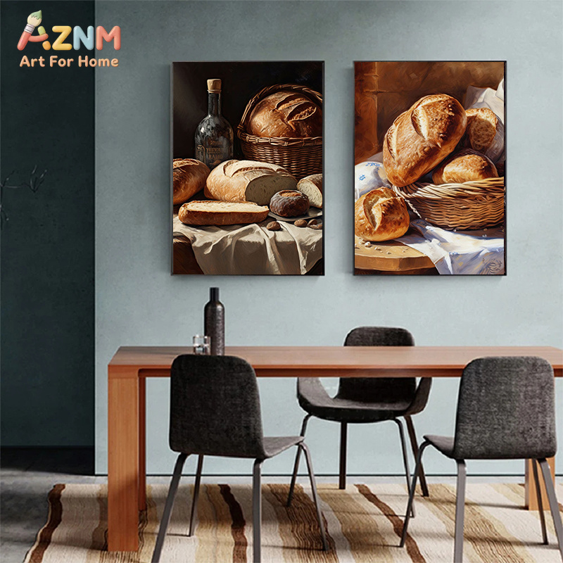 AZNM Lukisan Realistis Roti Pa - Kitchen And Baking Life ulasan dan harga