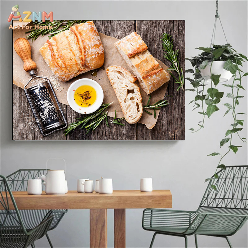AZNM Lukisan Realistis Roti Pa - Kitchen And Baking Life ulasan dan harga