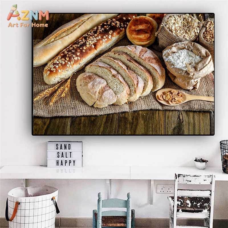AZNM Lukisan Realistis Roti Pa - Kitchen And Baking Life ulasan dan harga