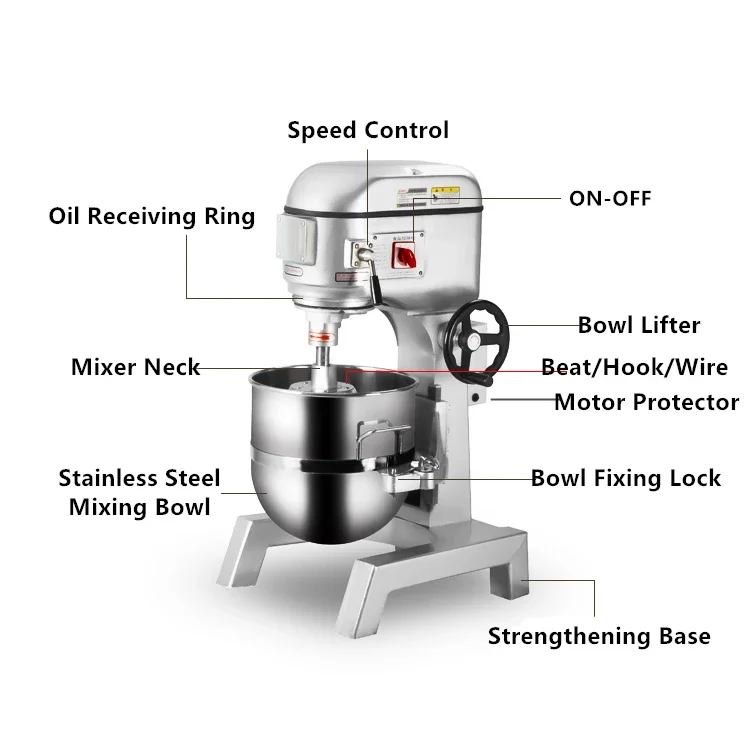 20 Mixer planetari 20 liter un - Commercial Kitchen For Baking ulasan dan harga