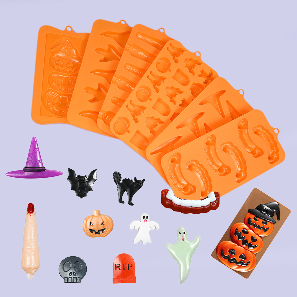 Cetakan Halloween Labu Tengkor - Silicone Cake Mold ulasan dan harga