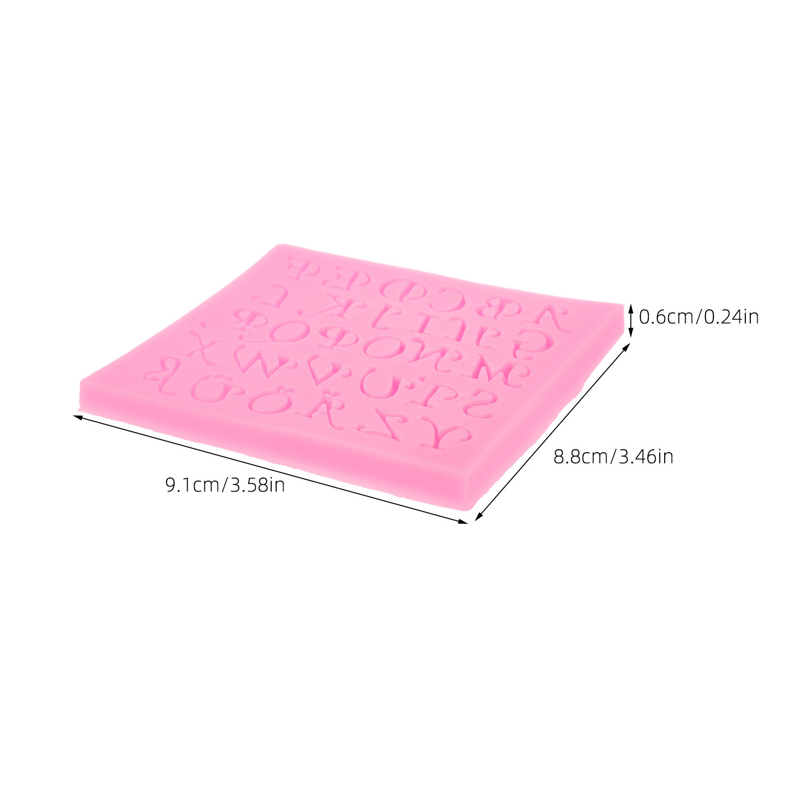Cetakan Silikon Huruf Alfabet  - Silicone Cake Mold ulasan dan harga