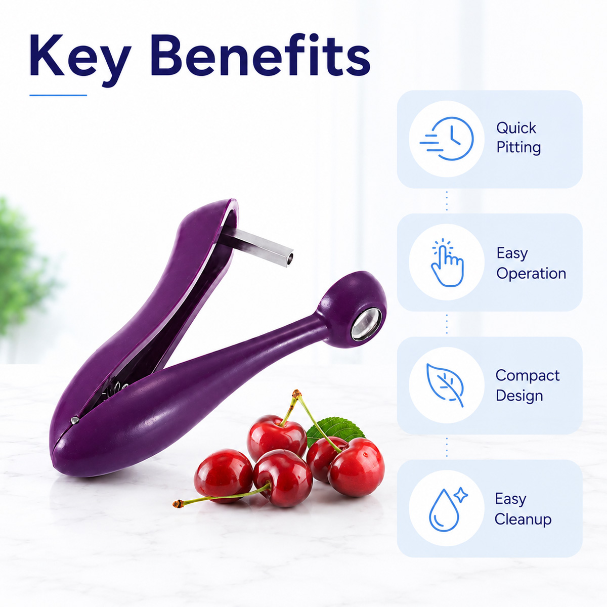 Alat Pengupas Biji Ceri Gengga - Kitchen Tools For Baking ulasan dan harga