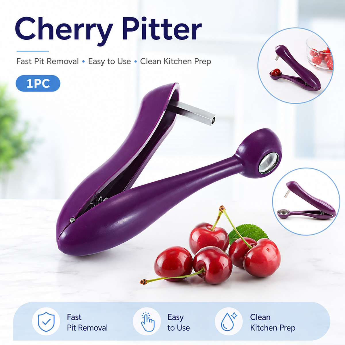 Alat Pengupas Biji Ceri Gengga - Kitchen Tools For Baking ulasan dan harga