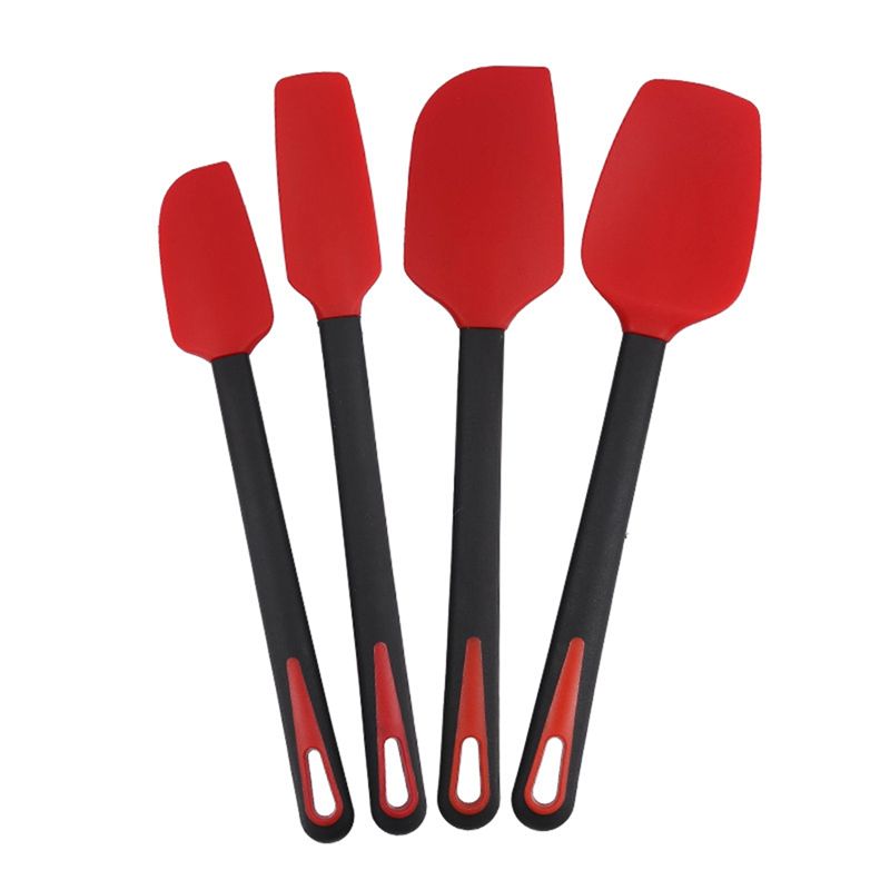 X10A 4 pcs Spatula Silikon unt - Commercial Kitchen For Baking ulasan dan harga