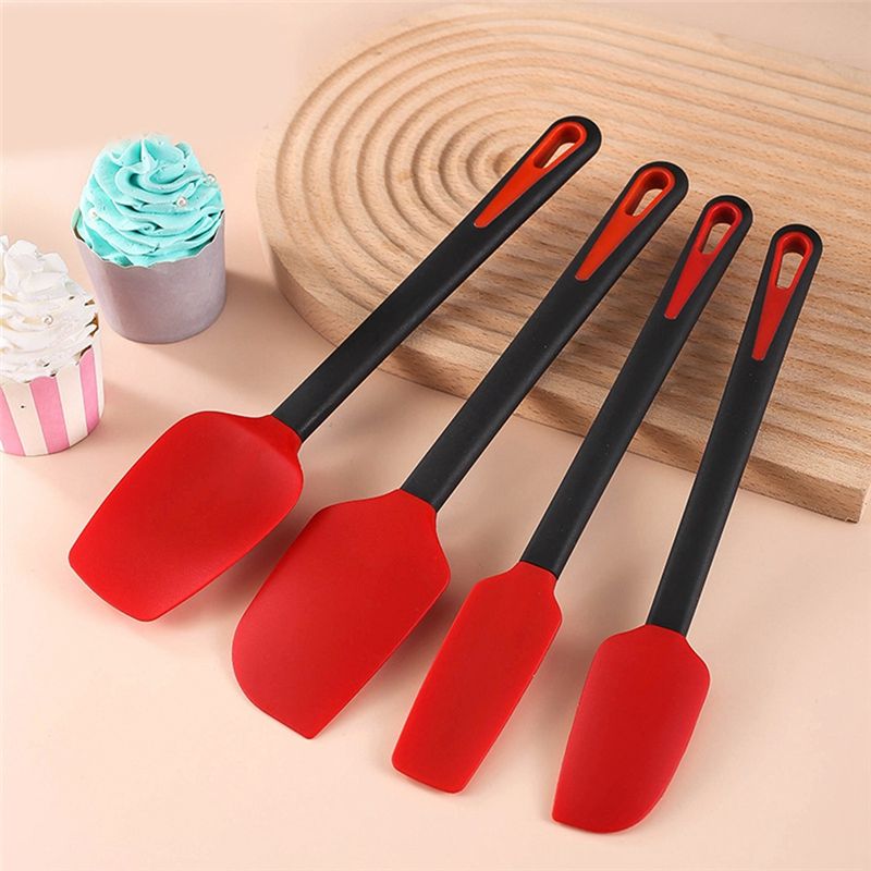 X10A 4 pcs Spatula Silikon unt - Commercial Kitchen For Baking ulasan dan harga