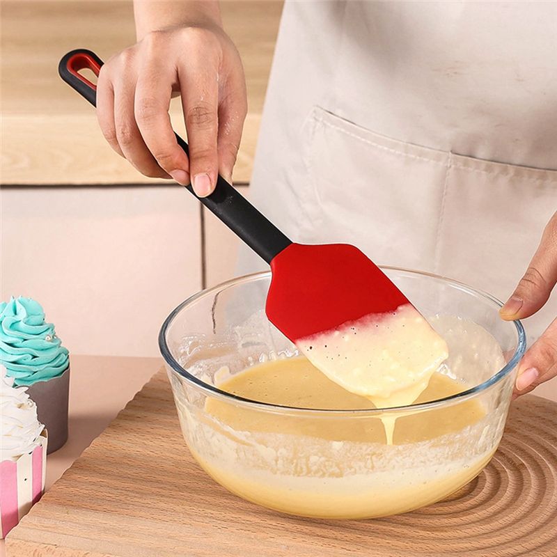 X10A 4 pcs Spatula Silikon unt - Commercial Kitchen For Baking ulasan dan harga