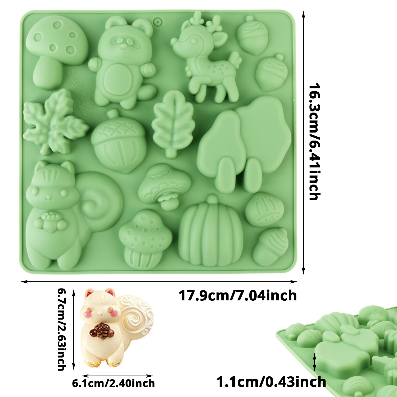 1 Cetakan Kue Silikon Berbentu - Silicone Cake Mold ulasan dan harga