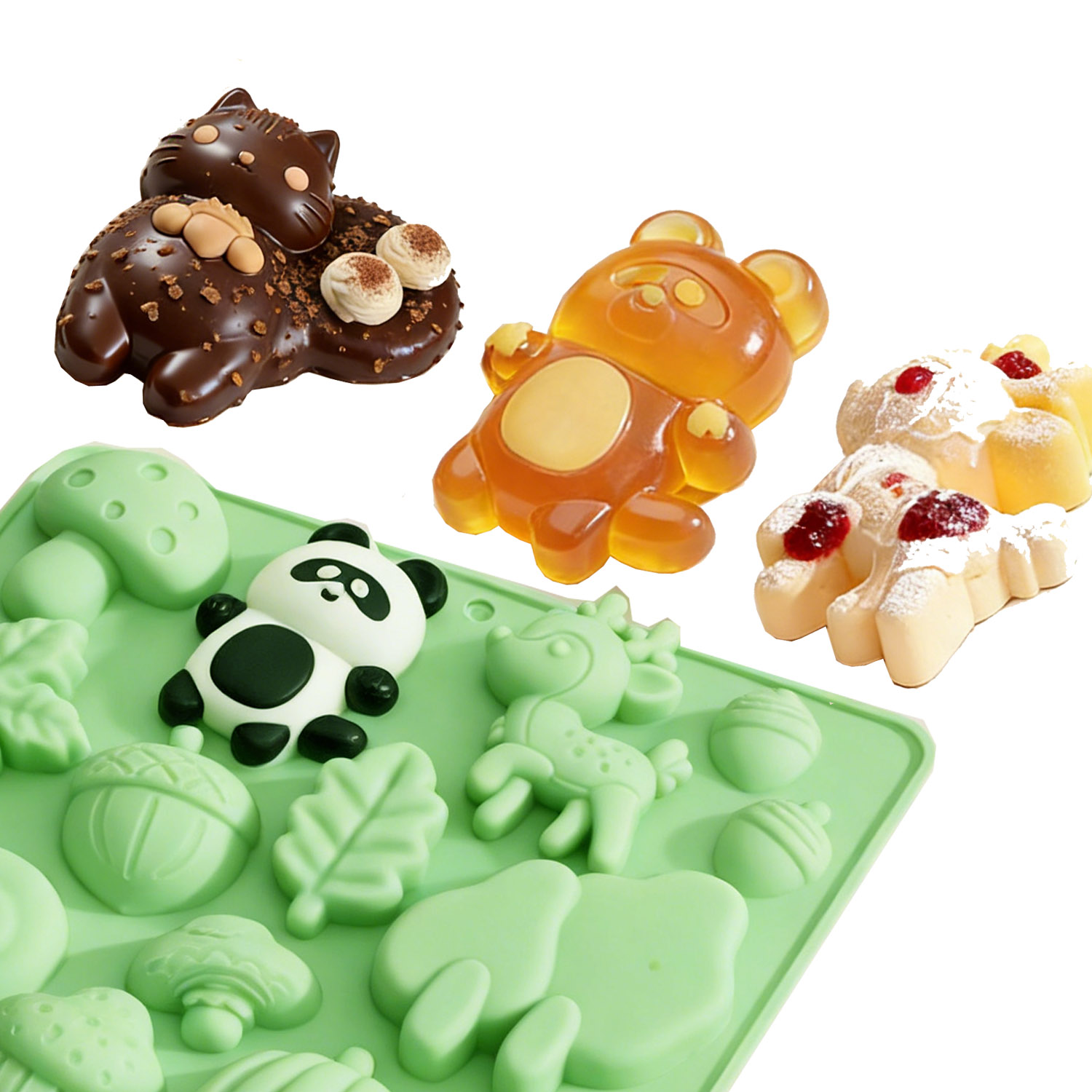 1 Cetakan Kue Silikon Berbentu - Silicone Cake Mold ulasan dan harga
