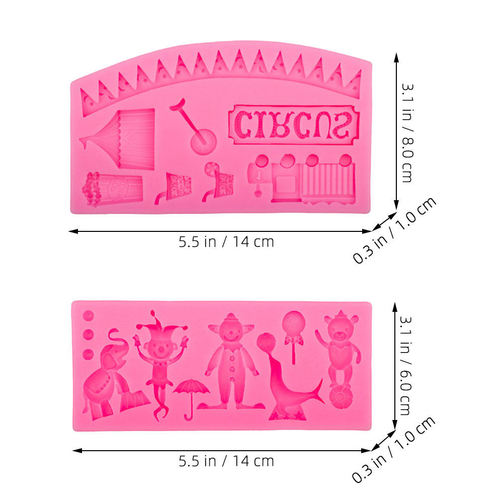 2 Buah Cetakan Fondan Silikon  - Silicone Cake Mold ulasan dan harga