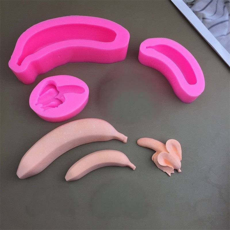 Cetakan Silikon Bentuk Pisang  - Kitchen Baking Decor ulasan dan harga