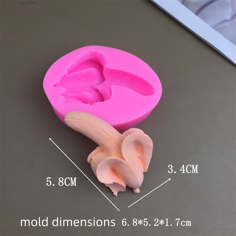 Cetakan Silikon Bentuk Pisang  - Kitchen Baking Decor ulasan dan harga