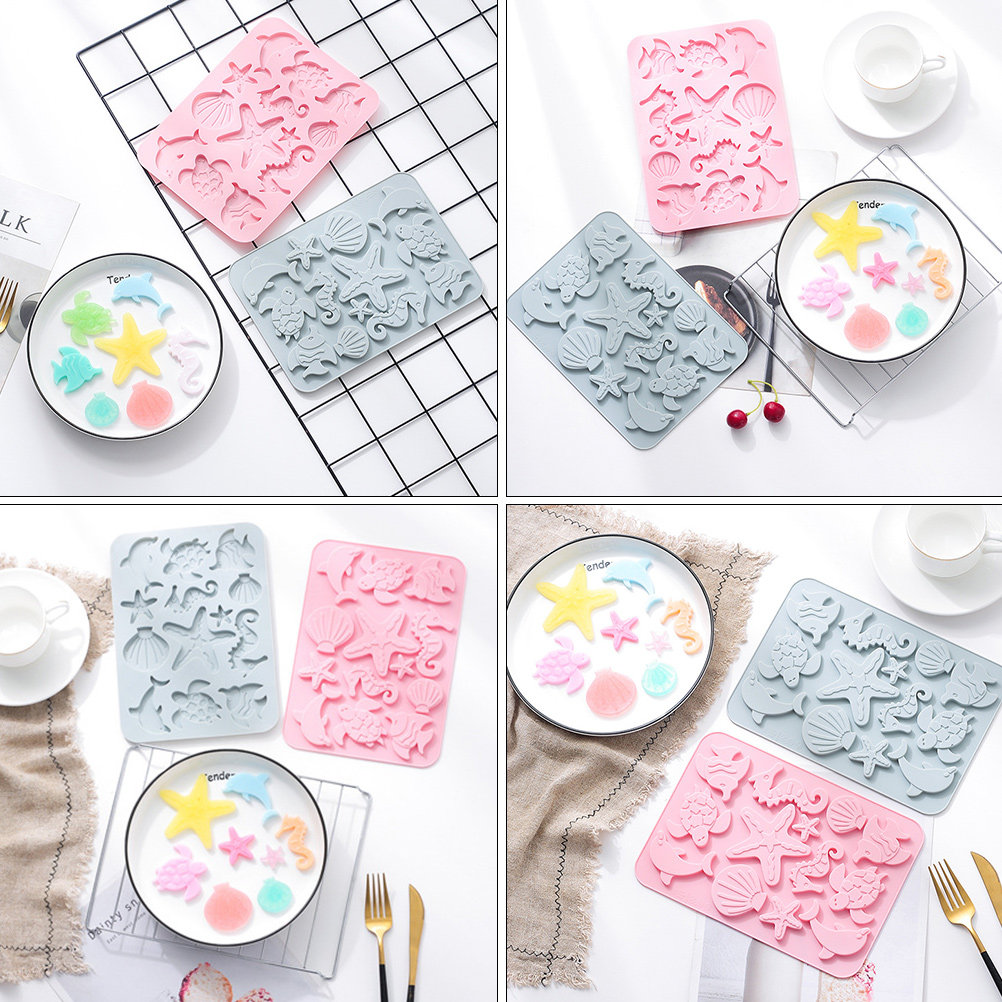 2Pcs Cetakan Kue Silikon Aman  - Baking Kitchen Design ulasan dan harga