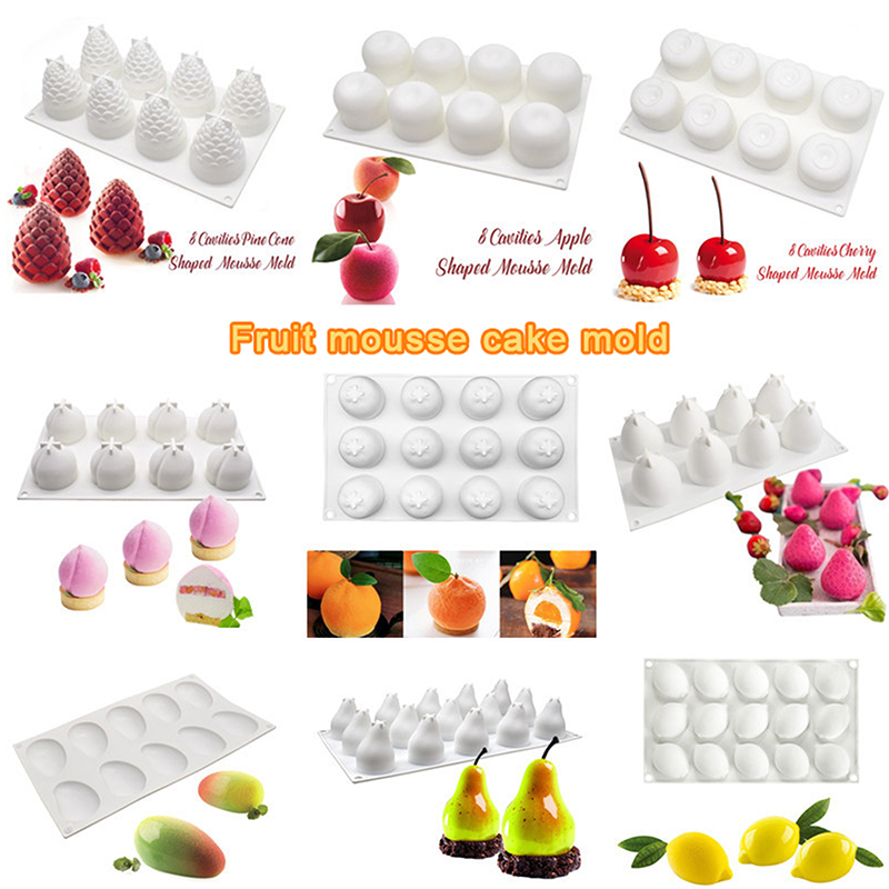 Cetakan Kue Seri Buah dari Sil - Silicone Cake Mold ulasan dan harga