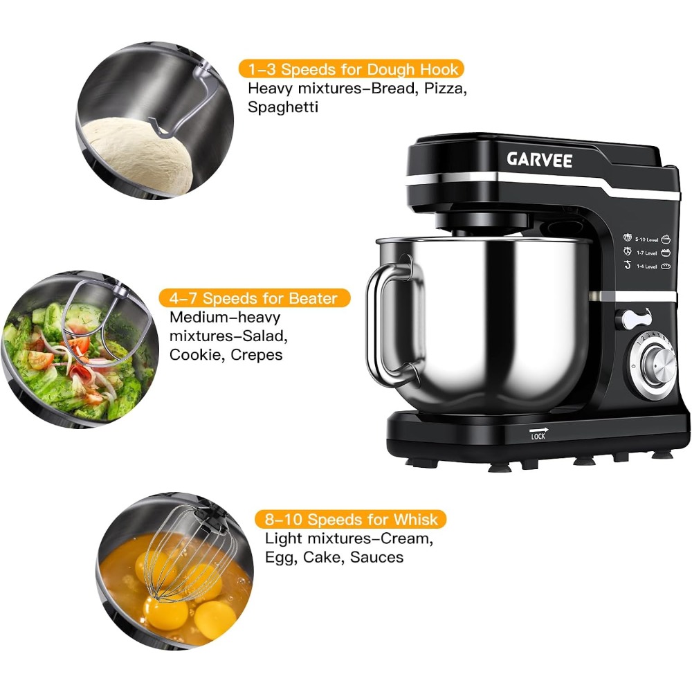 Garvee 110-120V, 60hz 6.7L Man - Commercial Kitchen For Baking ulasan dan harga